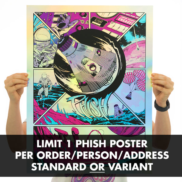 LIMIT 1 PHISH POSTER PER ORDER- ST.LOUIS FOIL VARIANT