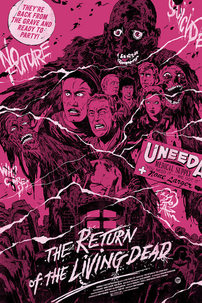Return of the Living Dead AP Poster - Variant Edition – Johnny Dombrowski